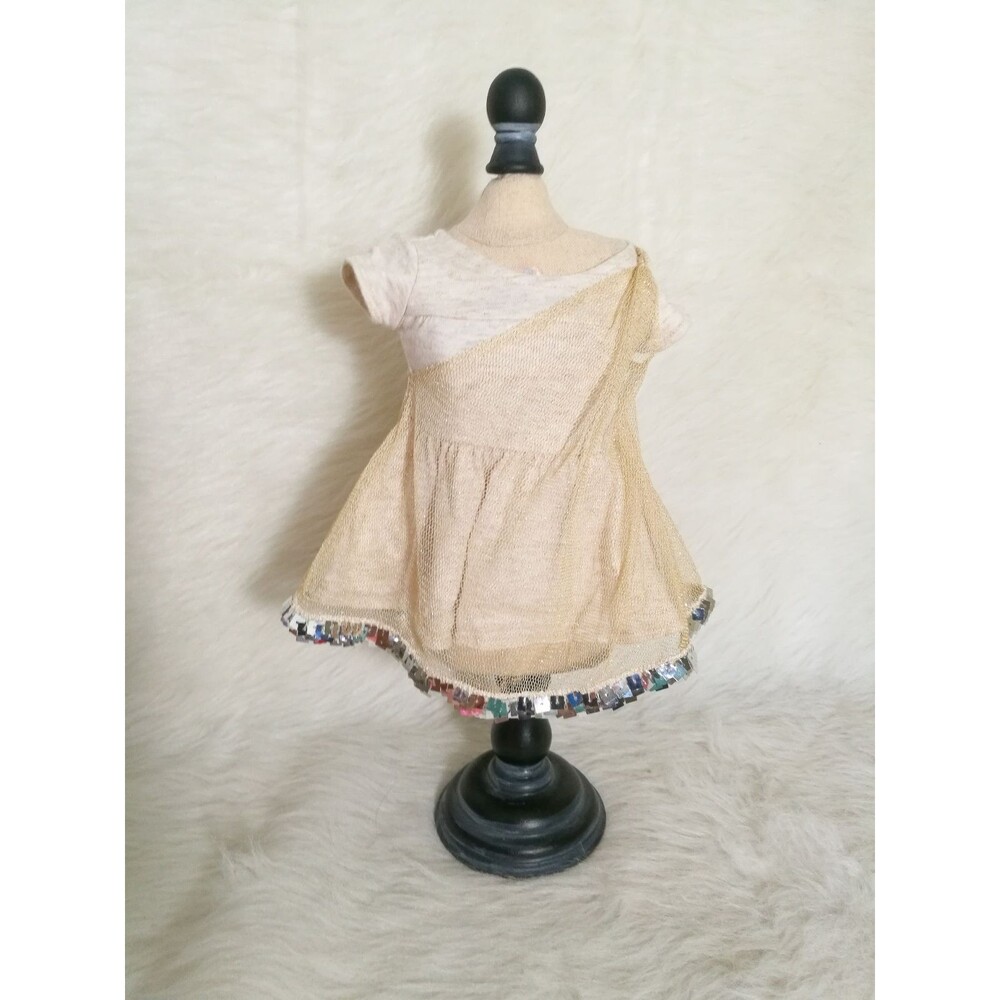 Retired American Girl Doll Isabelle Palmer Metallic Dress 2014 Girl of the Year